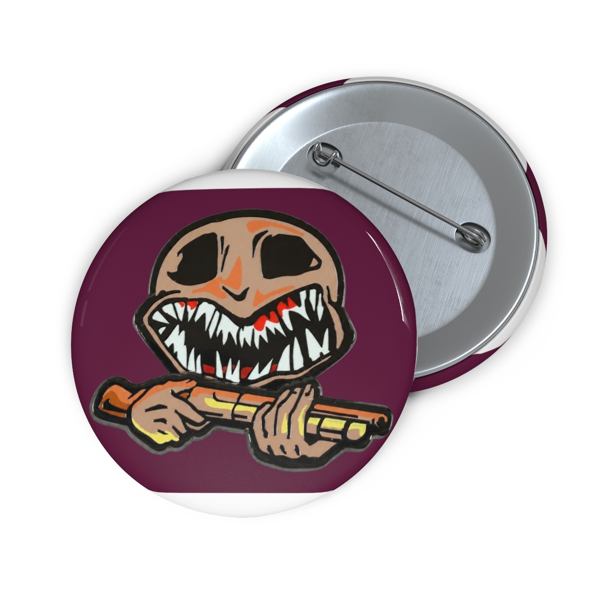 Dealer Buckshot Roulette Pin - alternate angle 1, merchandise